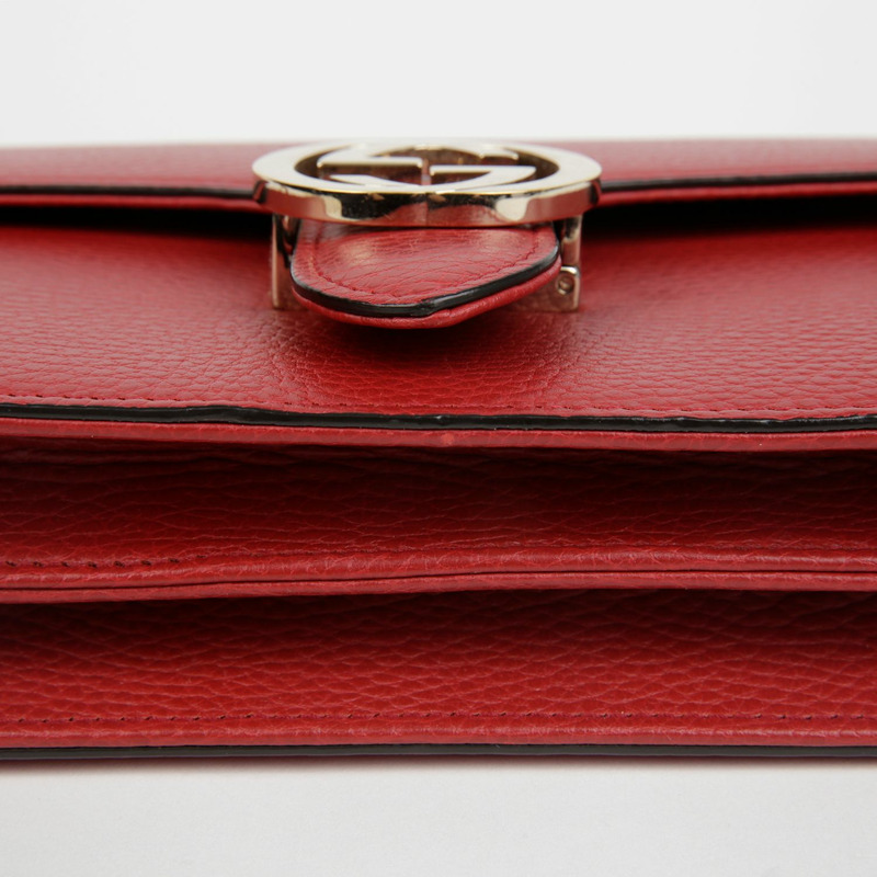 GUCCI 互扣鏈條單肩斜背包 510304-5