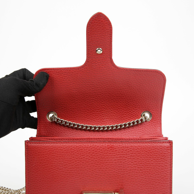 GUCCI 互扣鏈條單肩斜背包 510304-7