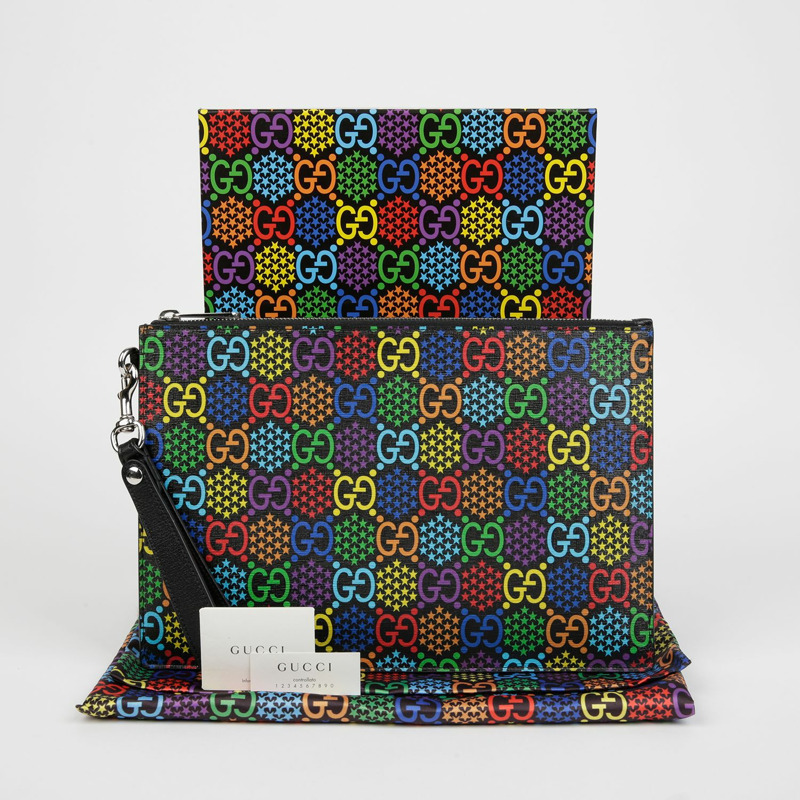 GUCCI 601087 GG迷幻風格肩帶包-0