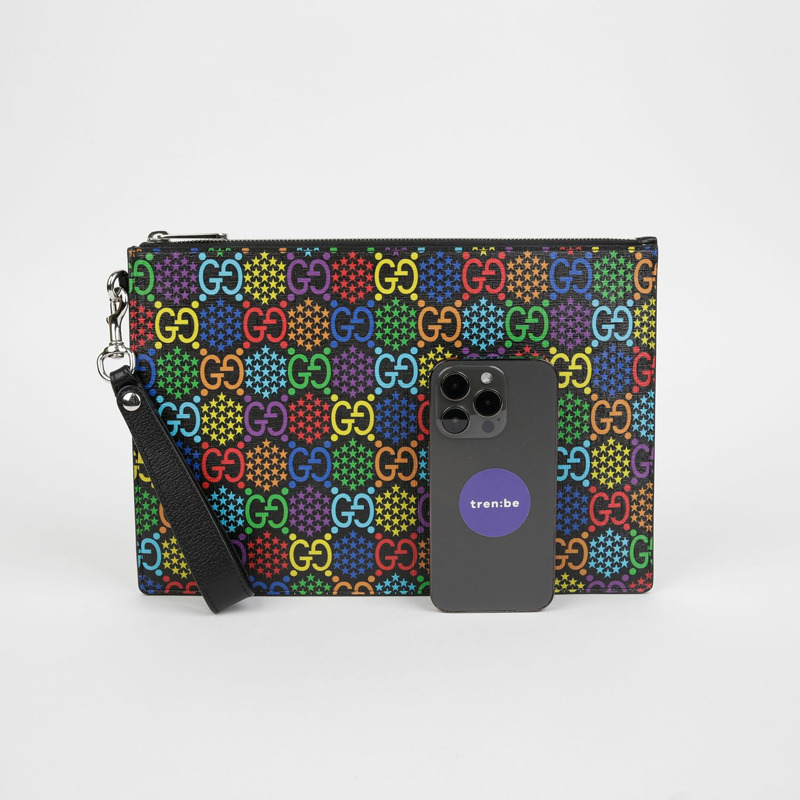 GUCCI 601087 GG迷幻風格肩帶包-5