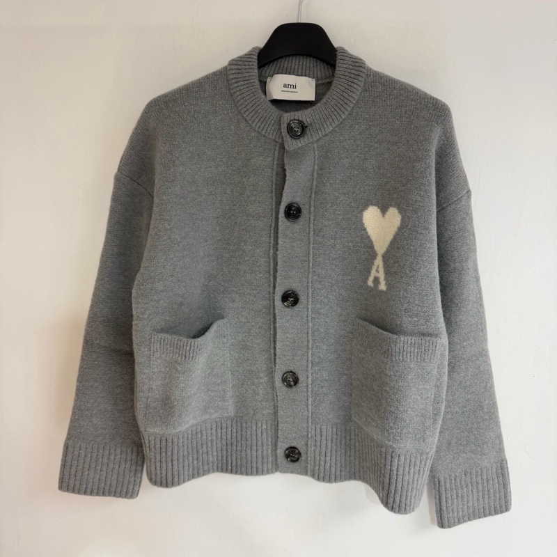 Ami Paris❣️ 圓領 開衫 男女同款#XS-0