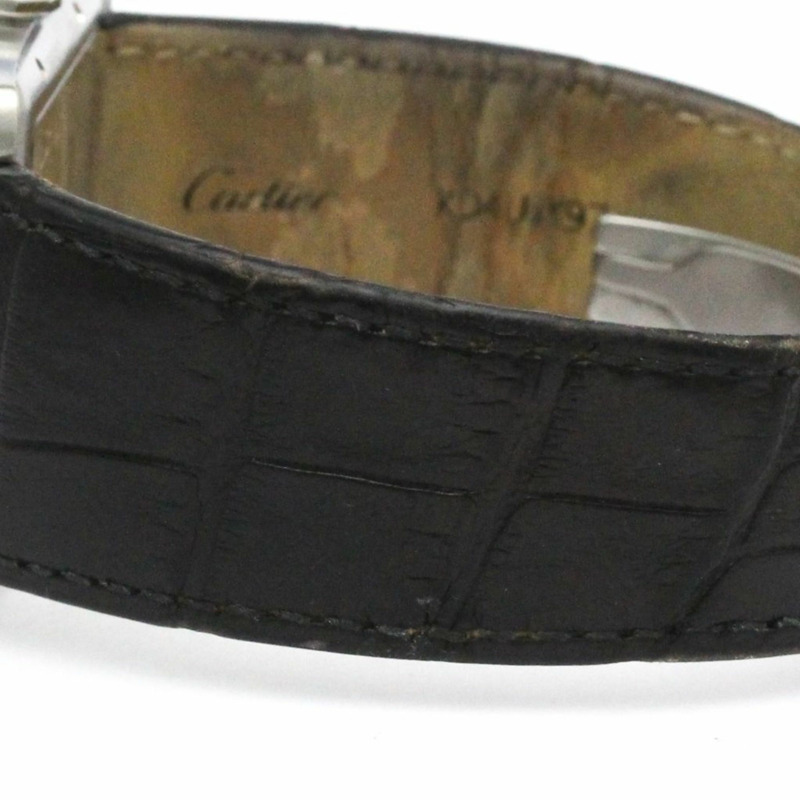 卡地亞 Tank MC 精鋼皮革自動男士腕錶 W5330004 拋光-2