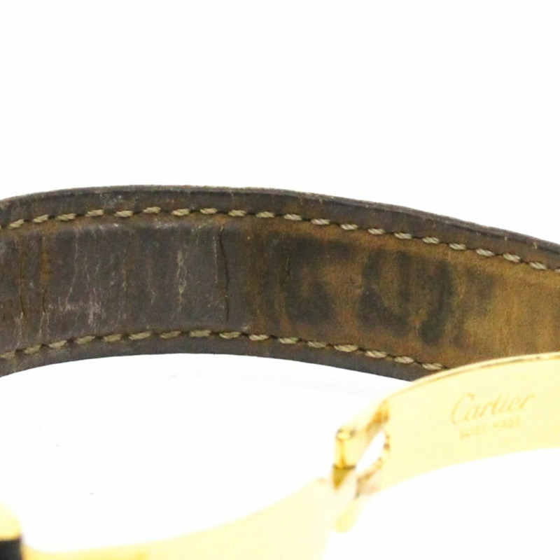 卡地亞 Must Tank 鍍金石英女士腕錶 5057001-6