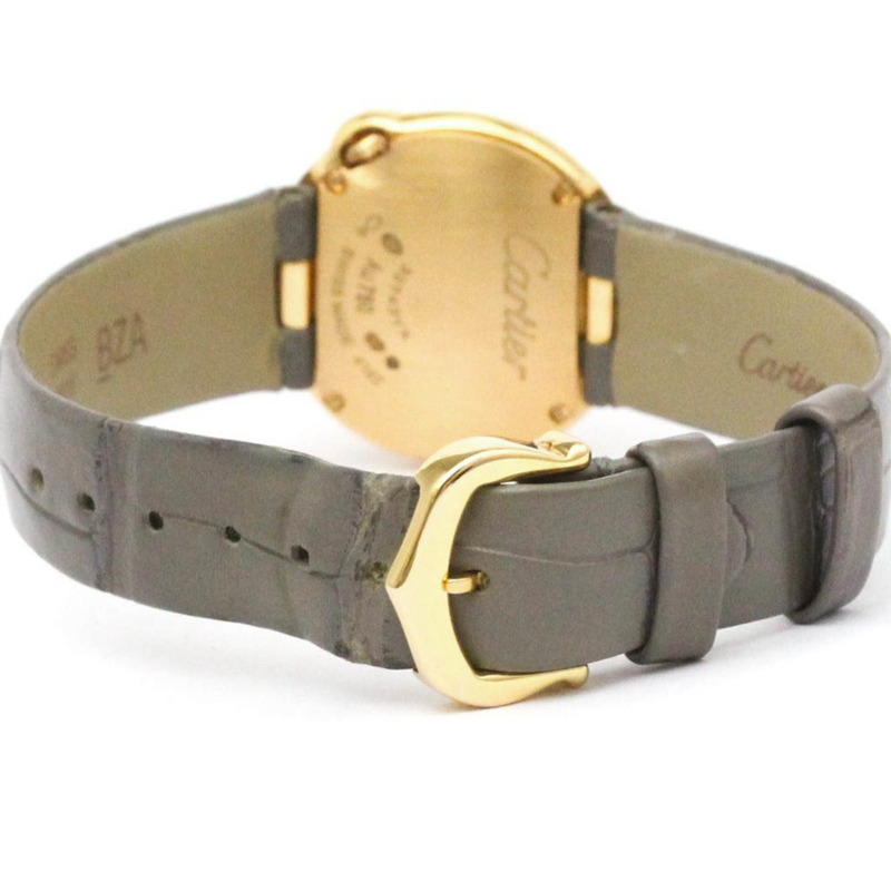 卡地亞 Ballon Blanc De Cartier 18K 玫瑰金石英腕錶 WGBL0004 拋光-4