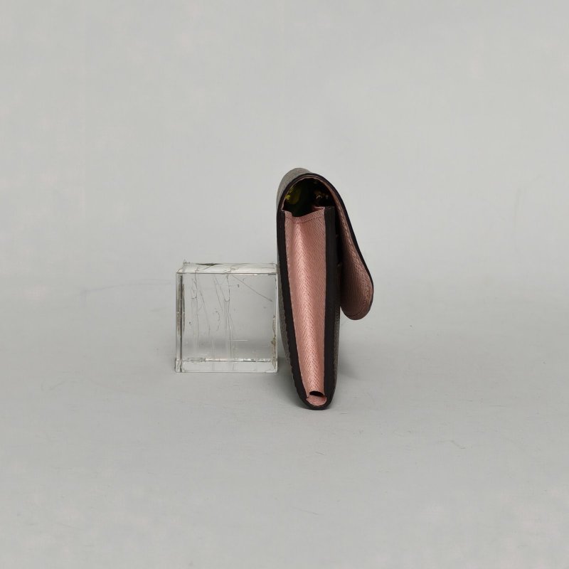 LOUIS VUITTON Emilie豆子錢夾老花PVC2016肩背包-1