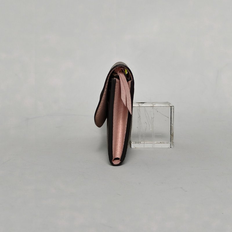 LOUIS VUITTON Emilie豆子錢夾老花PVC2016肩背包-2