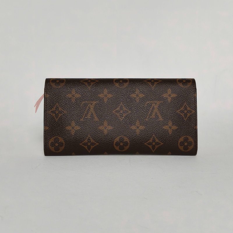 LOUIS VUITTON Emilie豆子錢夾老花PVC2016肩背包-3