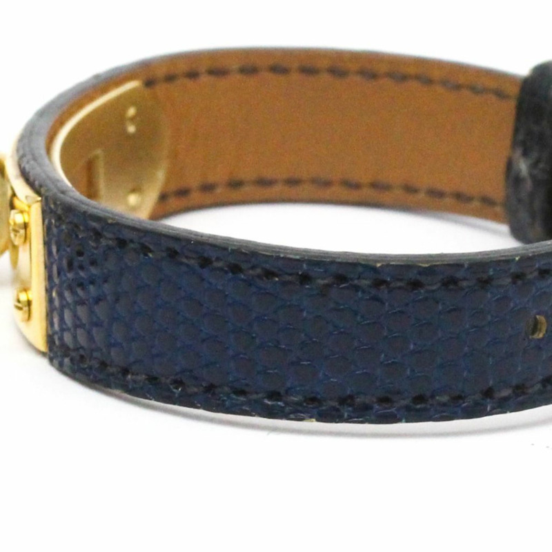 愛馬仕 Kelly 女士腕錶，鍍金皮革錶帶，石英機芯-2