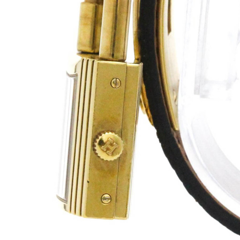 愛馬仕 Kelly 女士腕錶，鍍金皮革錶帶，石英機芯-3