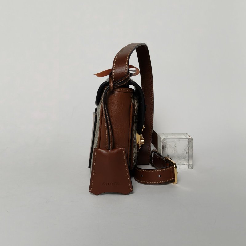 GUCCI 老花PVC金扣新款padlock拼色斜挎包21肩背包-1