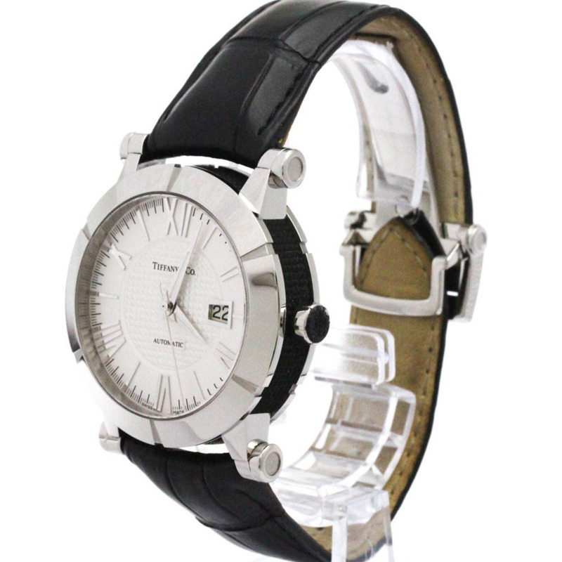 Tiffany Atlas 男士精鋼自動腕錶 Z1000.70.12A21A71A 拋光-1