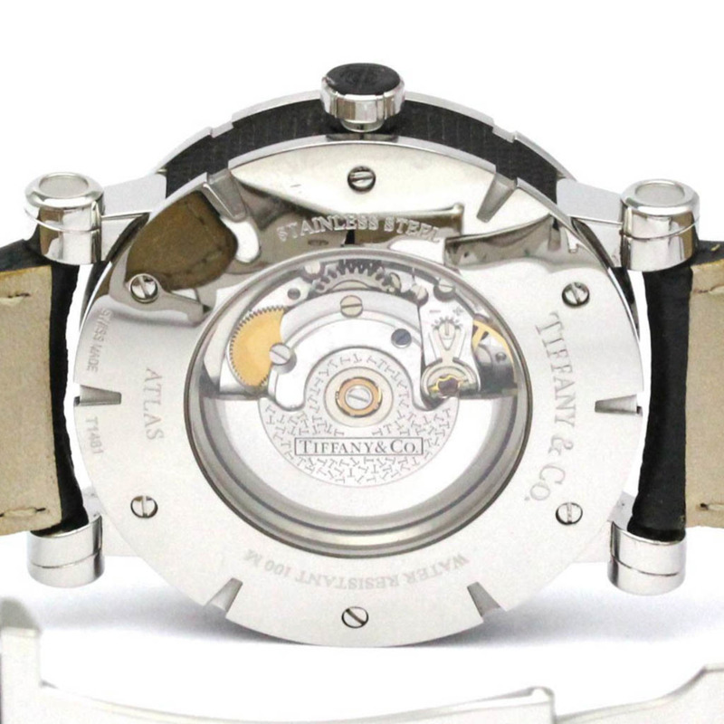 Tiffany Atlas 男士精鋼自動腕錶 Z1000.70.12A21A71A 拋光-5