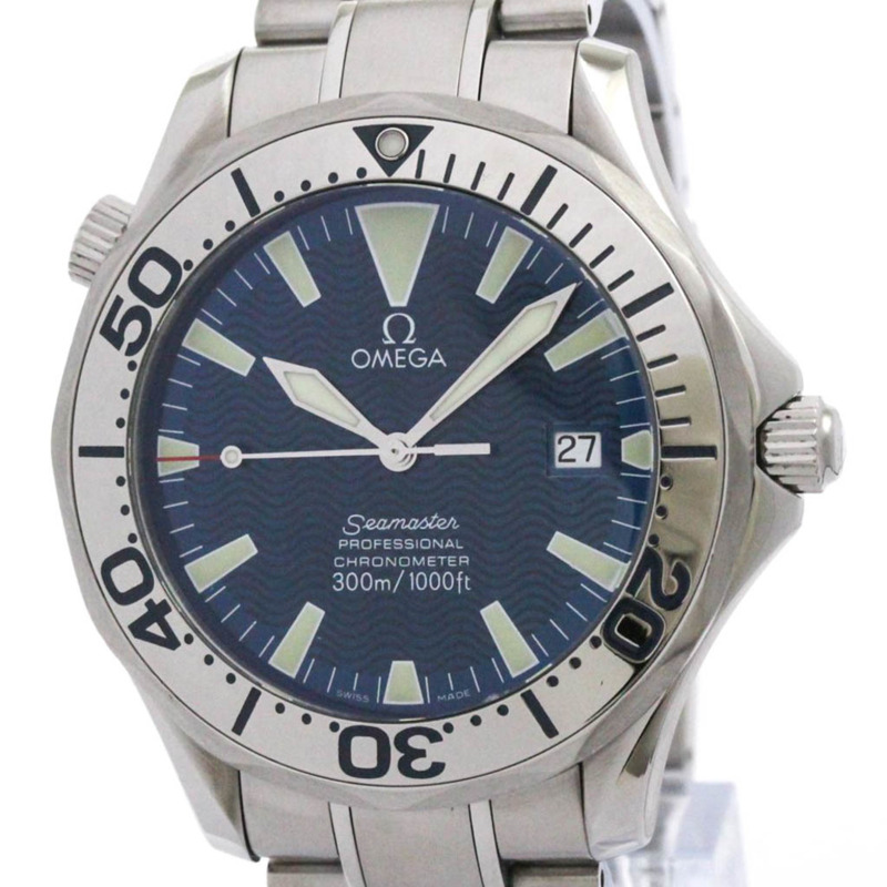 歐米茄海馬系列專業300公尺自動男士腕錶 2255.80 拋光款-0