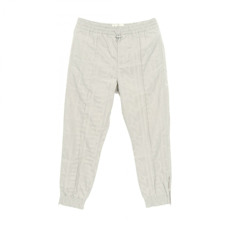 FENDI MARC JACOBS Zucca 男士尼龍灰色長褲，二手，男士 #46-0