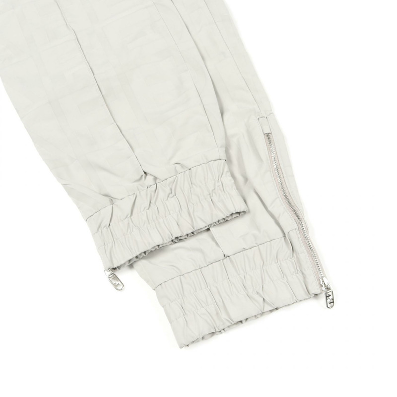 FENDI MARC JACOBS Zucca 男士尼龍灰色長褲，二手，男士 #46-3