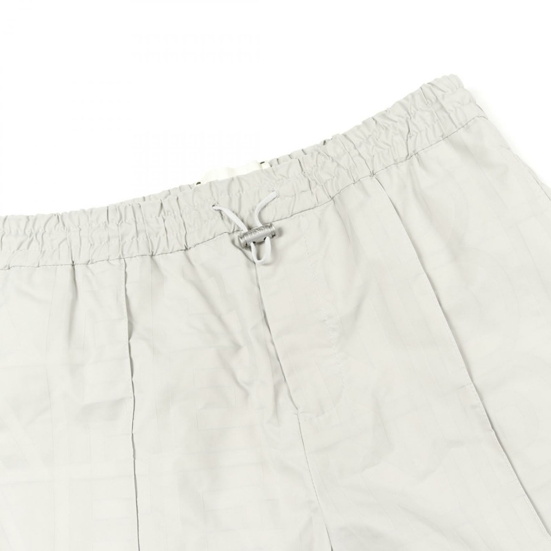 FENDI MARC JACOBS Zucca 男士尼龍灰色長褲，二手，男士 #46-7