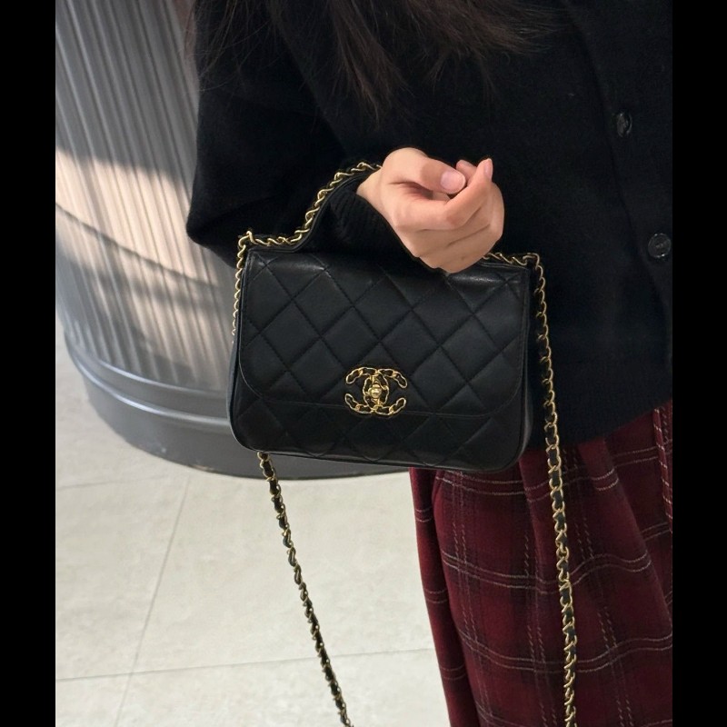 Chanel 19bag flap bag-5