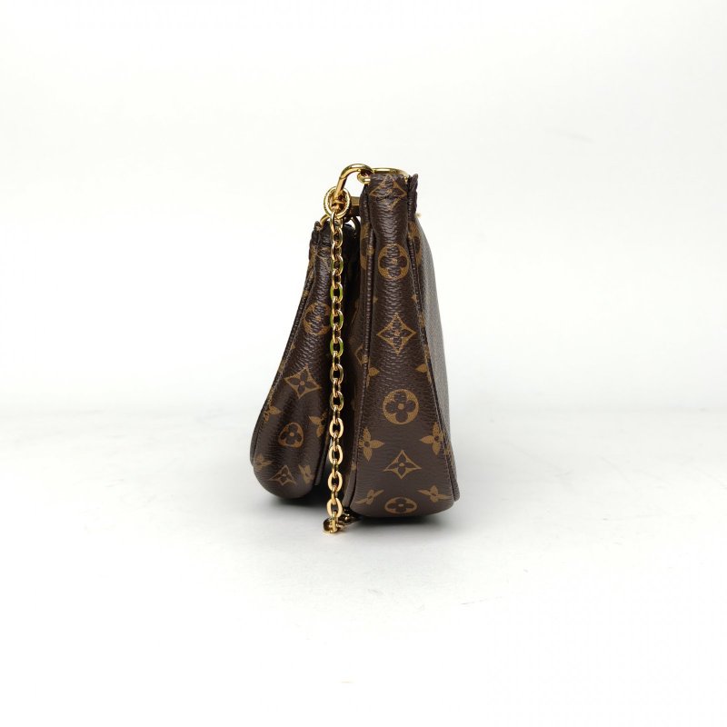 LOUIS VUITTON MultiPochetteAccessoires五合一綠肩帶老花PVC2020肩背包-1