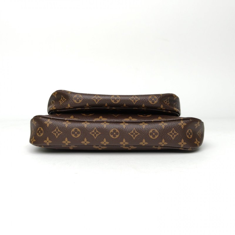 LOUIS VUITTON MultiPochetteAccessoires五合一綠肩帶老花PVC2020肩背包-4