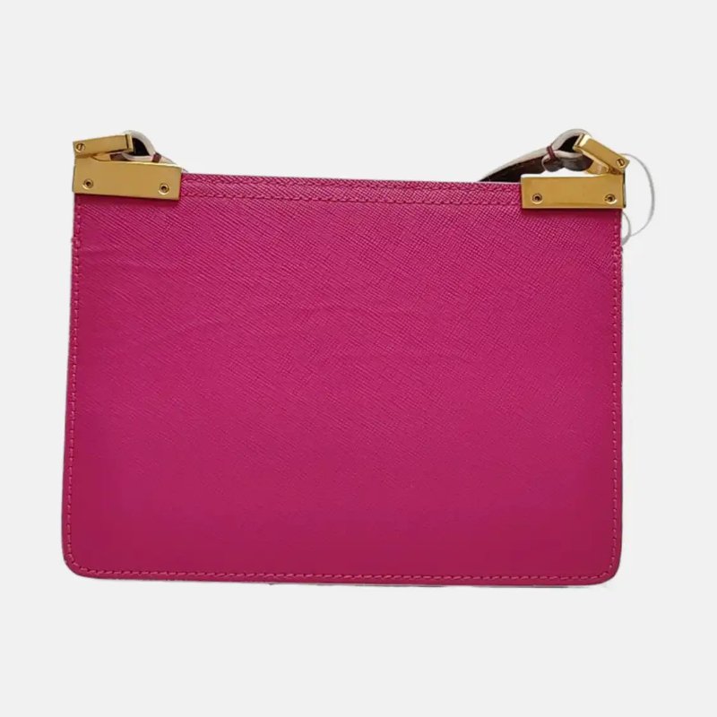 MARNI Trunk 拼色牛皮單肩包斜挎包 金色五金-2