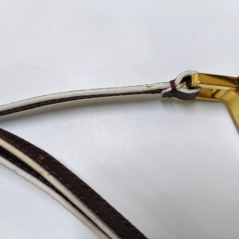 MARNI Trunk 拼色牛皮單肩包斜挎包 金色五金-10