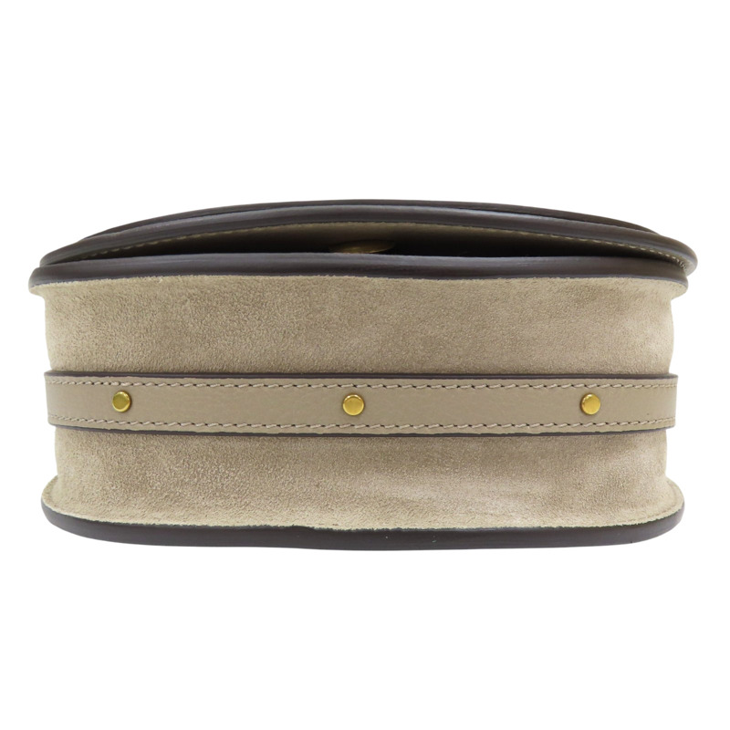 灰色 牛皮 Nile 肩背包【Chloe 克羅伊】-3