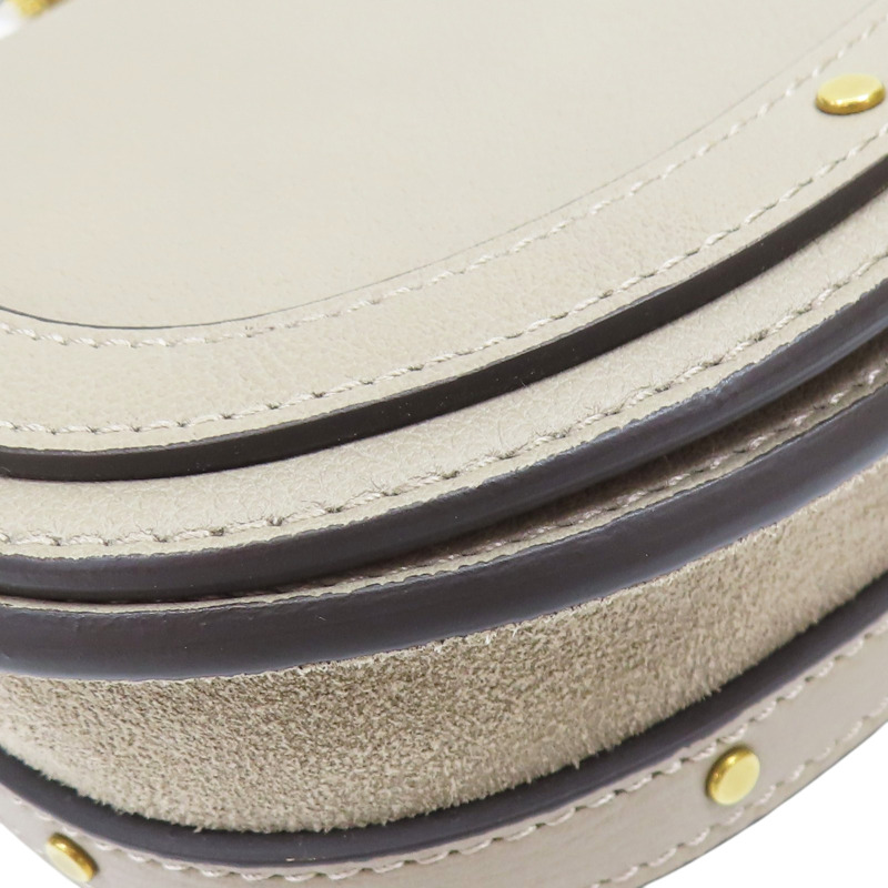 灰色 牛皮 Nile 肩背包【Chloe 克羅伊】-8