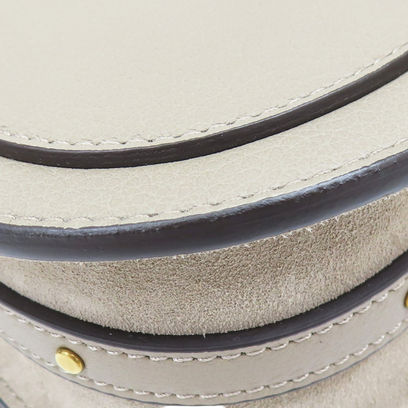 灰色 牛皮 Nile 肩背包【Chloe 克羅伊】-10