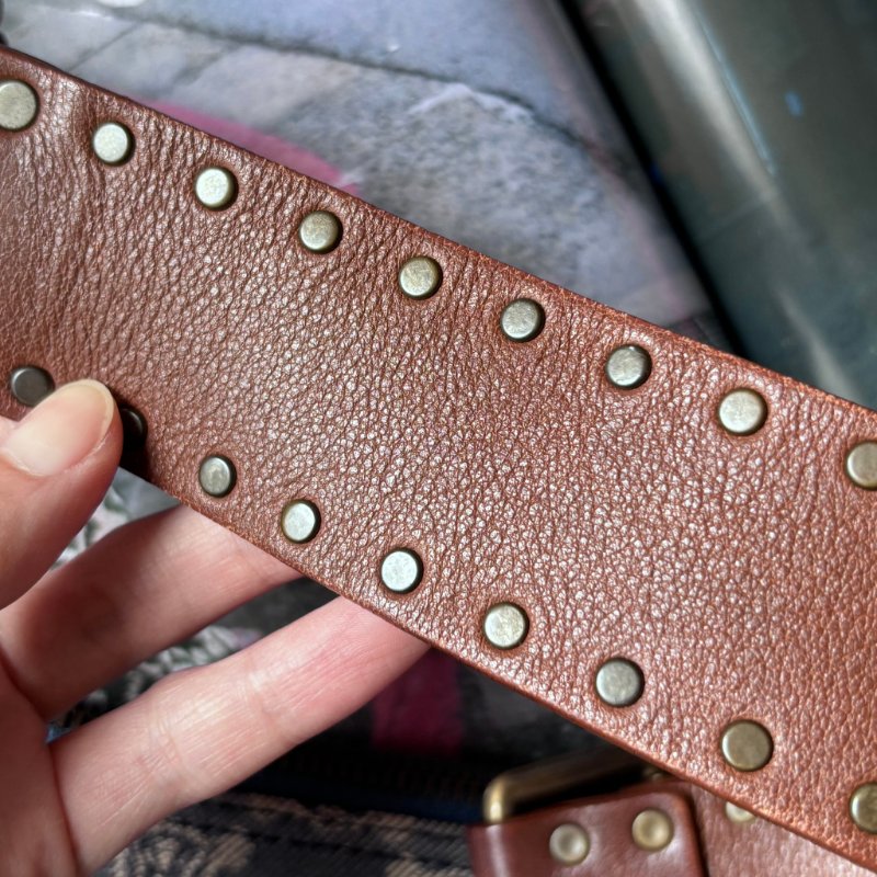 ::Celine:: 經典凱旋門 花紋單寧彎月包 斜背包 肩背包 hobo Pre-Owned 2010 Macadam Denim Crossbody-4