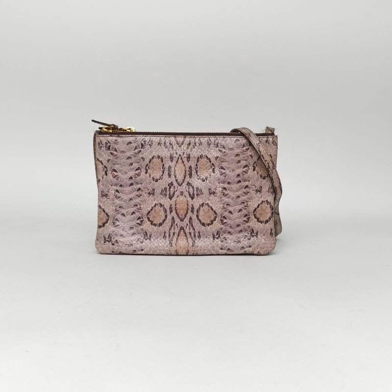 CELINE 圖案蛇皮CELINE三層斜挎包肩背包-0