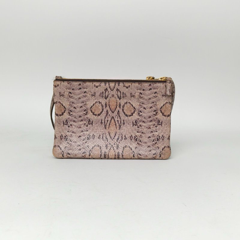 CELINE 圖案蛇皮CELINE三層斜挎包肩背包-2