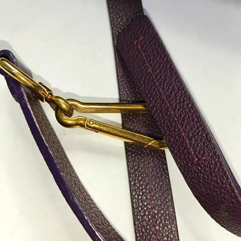 LOUIS VUITTON SPEEDY 25 深紫色牛皮老花壓紋波士頓包單肩包手提包斜挎包 金色五金 可拆卸肩帶-7