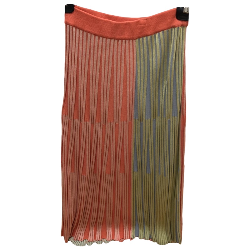 修身有彈性的半截裙-0