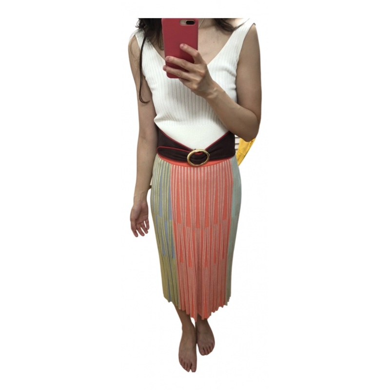 修身有彈性的半截裙-4