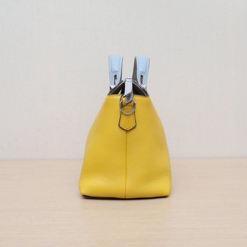 FENDI BYTHEWAY中號拼色牛皮肩背包-3