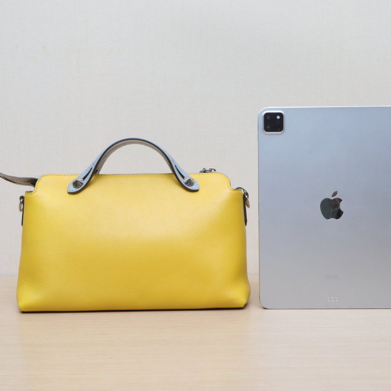 FENDI BYTHEWAY中號拼色牛皮肩背包-4