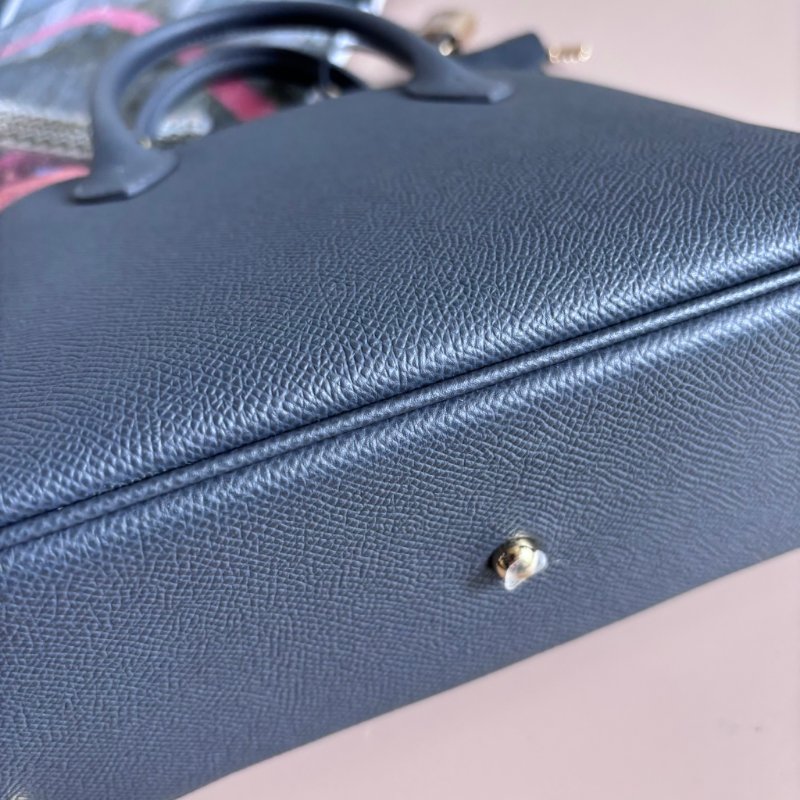 未使用 等待有緣人 ::HERMES:: BOLIDE 25 石板灰金釦 手提包 斜背包 兩用包-3