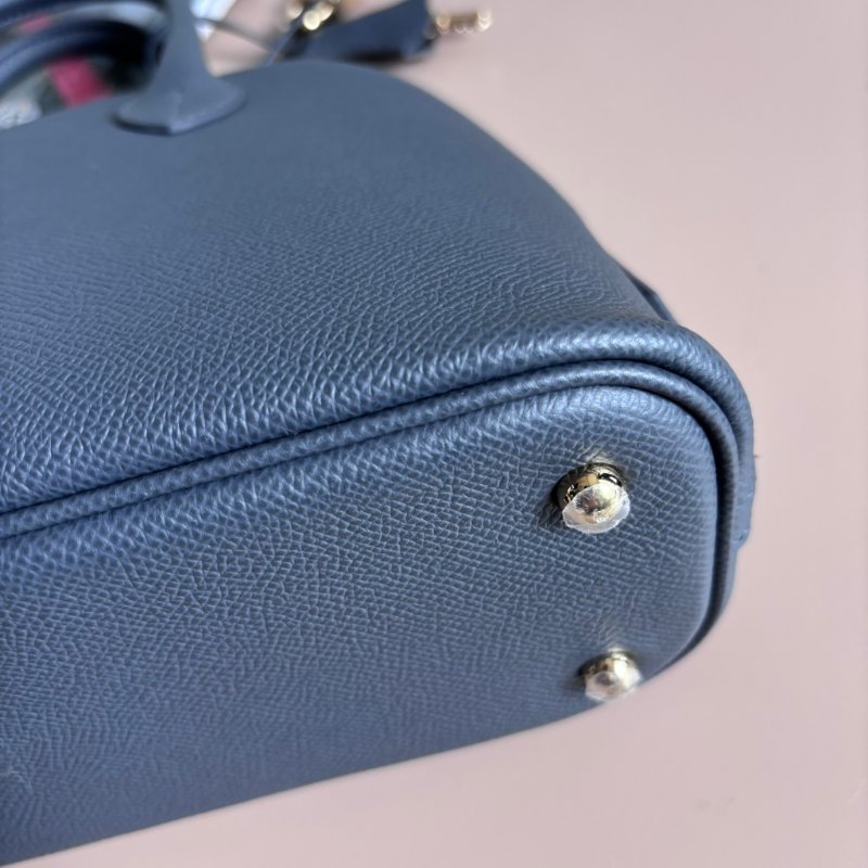 未使用 等待有緣人 ::HERMES:: BOLIDE 25 石板灰金釦 手提包 斜背包 兩用包-4