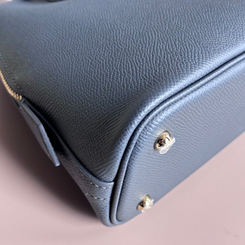 未使用 等待有緣人 ::HERMES:: BOLIDE 25 石板灰金釦 手提包 斜背包 兩用包-8