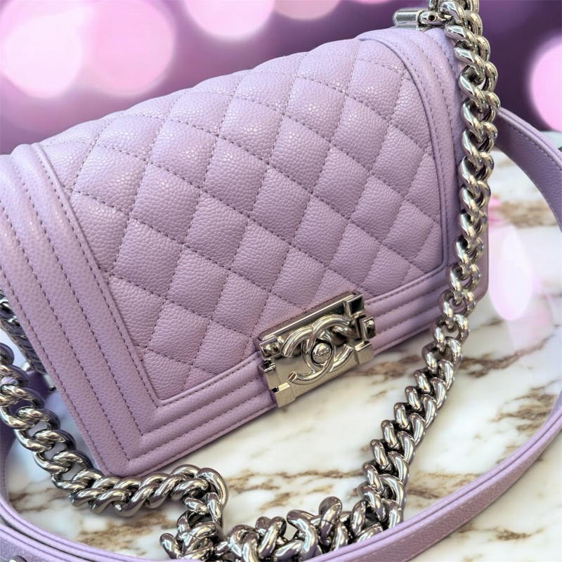 CHANEL紫色小Boy-3