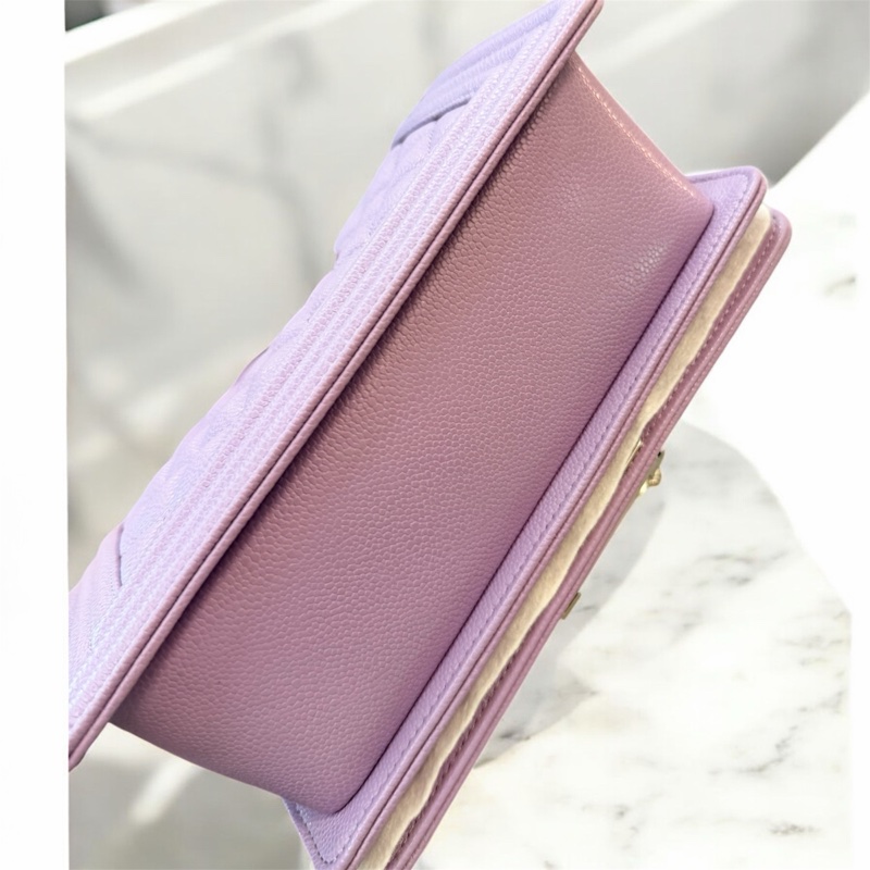 CHANEL紫色小Boy-8