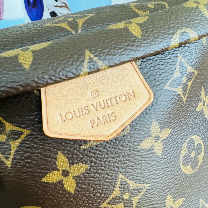 ✨售 二手真品    LOUIS VUITTON LV M43644 經典Monogram 拉鍊腰包/斜背包-2