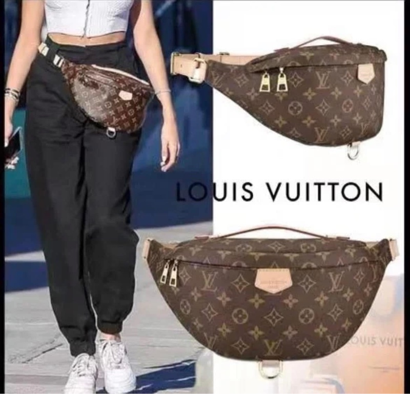 ✨售 二手真品    LOUIS VUITTON LV M43644 經典Monogram 拉鍊腰包/斜背包-13