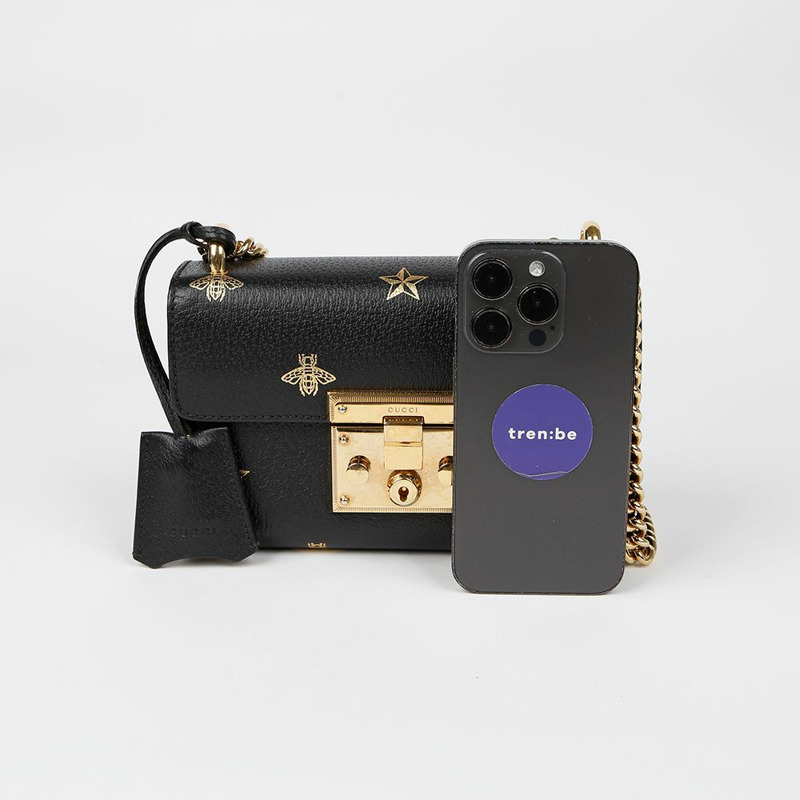 GUCCI 鎖扣迷你肩斜背包 432182-6