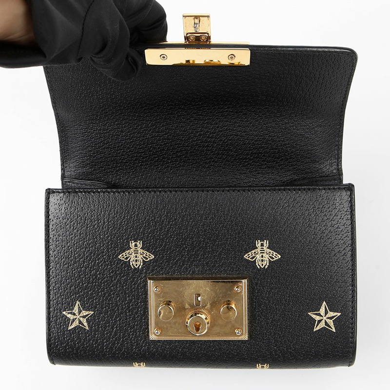 GUCCI 鎖扣迷你肩斜背包 432182-7