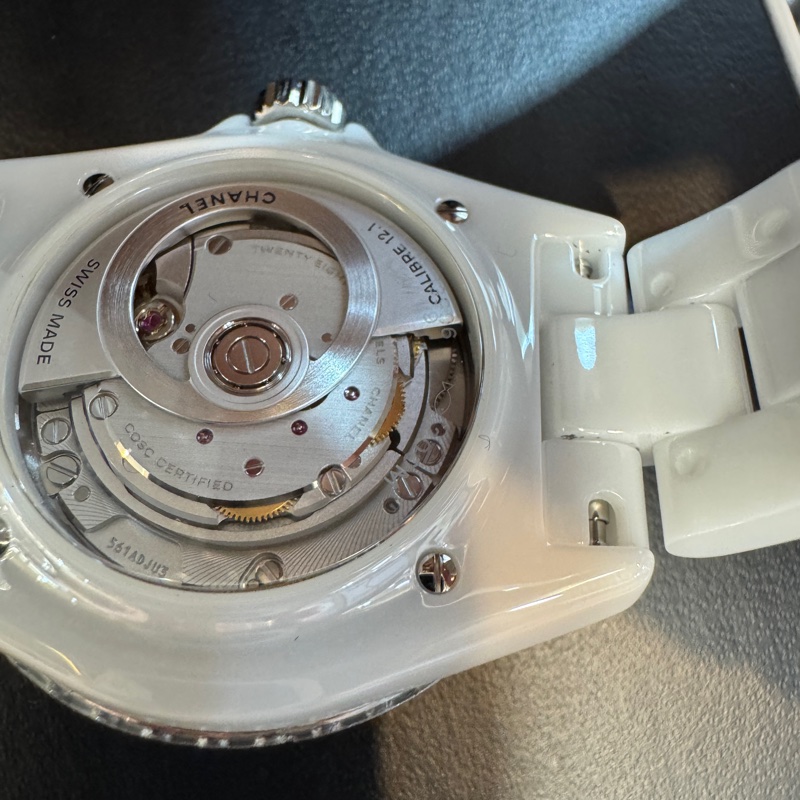 香奈兒J12CHANEL白陶瓷12點鑽CALIBER 38MM J12機芯腕錶H5705-14