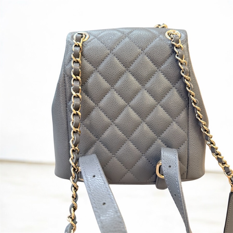 CHANEL小號灰色青蛙包/限量-7