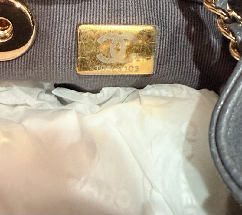 CHANEL小號灰色青蛙包/限量-12