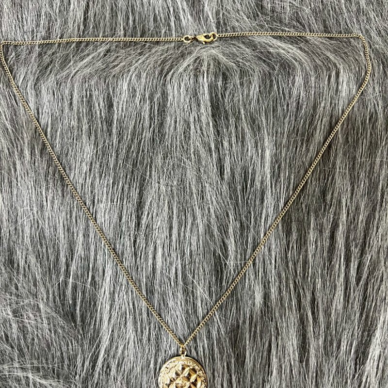 香奈兒 CHANEL 復古金錢幣款項鍊 全新收藏閒置品-2