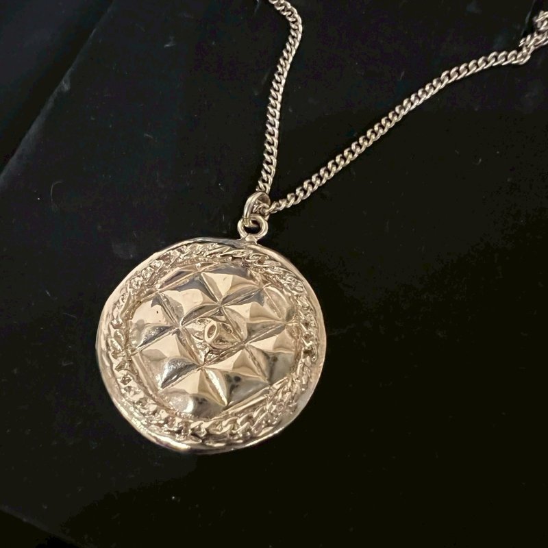 香奈兒 CHANEL 復古金錢幣款項鍊 全新收藏閒置品-3